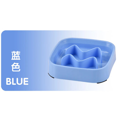 Slow Feeder Pet Bowl – Anti-Choking Puzzle Food & Water Bowl for Dogs and Cats, Anxiety Relief Design