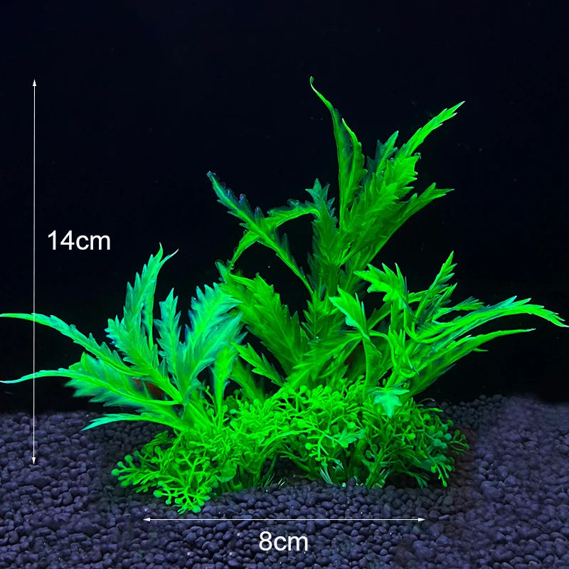 Artificial Aquarium Plants – Realistic Underwater Water Grass Decorations for Fish Tanks & Aquariums