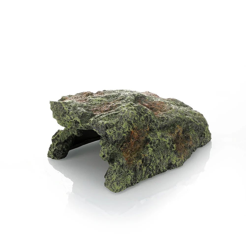 Reptile Hide Cave & Basking Platform – Resin Climbing Shelter for Turtles, Reptiles & Aquariums