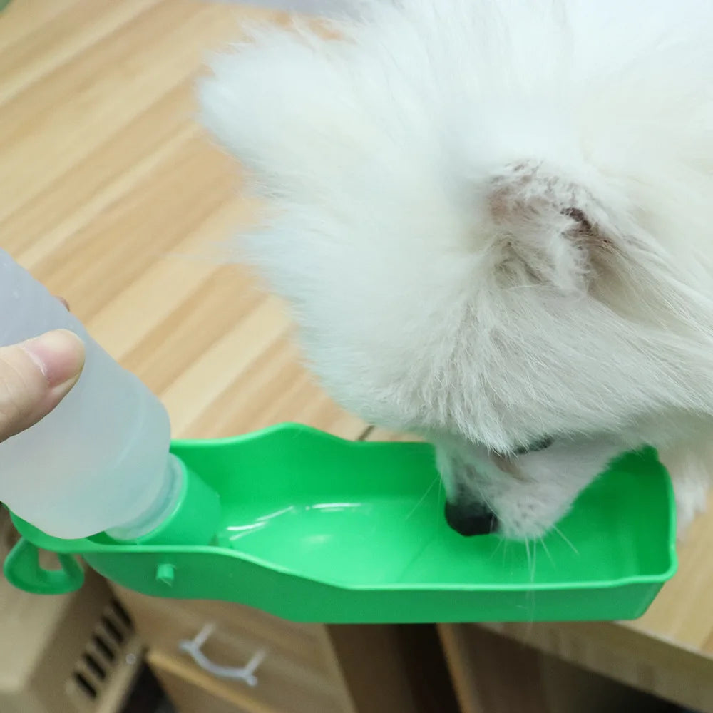 Leakproof Portable Dog Water Bottle – Travel Drinking Cup & Water Feeder for Walking, Hiking & Outdoor Adventures