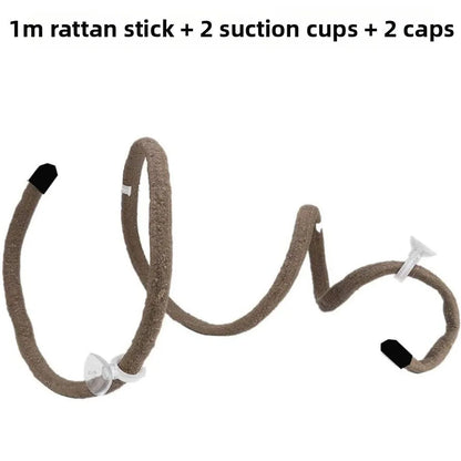 Rattan Reptile Vines Set – Climbing Vines with Suction Cups & Artificial Plants for Lizard, Gecko & Chameleon Terrariums