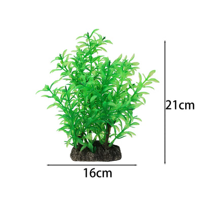 Artificial Aquarium Plant – Realistic Long Willow Kelp Water Grass Decoration for Fish Tanks & Aquariums