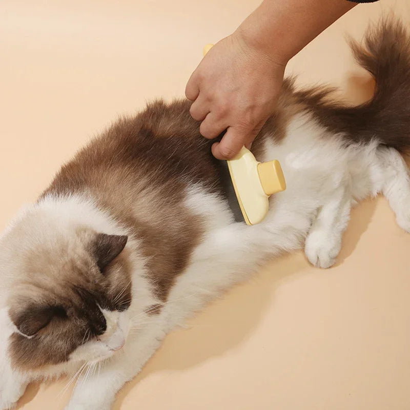 Pet Hair Removal Brush – Universal Grooming Comb for Cats, Loose Fur Cleaning & Beauty Care Tool