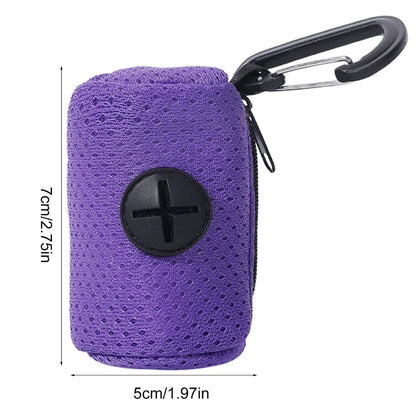 Dog Waste Bag Holder – Portable Pet Poop Bag Dispenser for Walking, Travel & Easy Cleanup