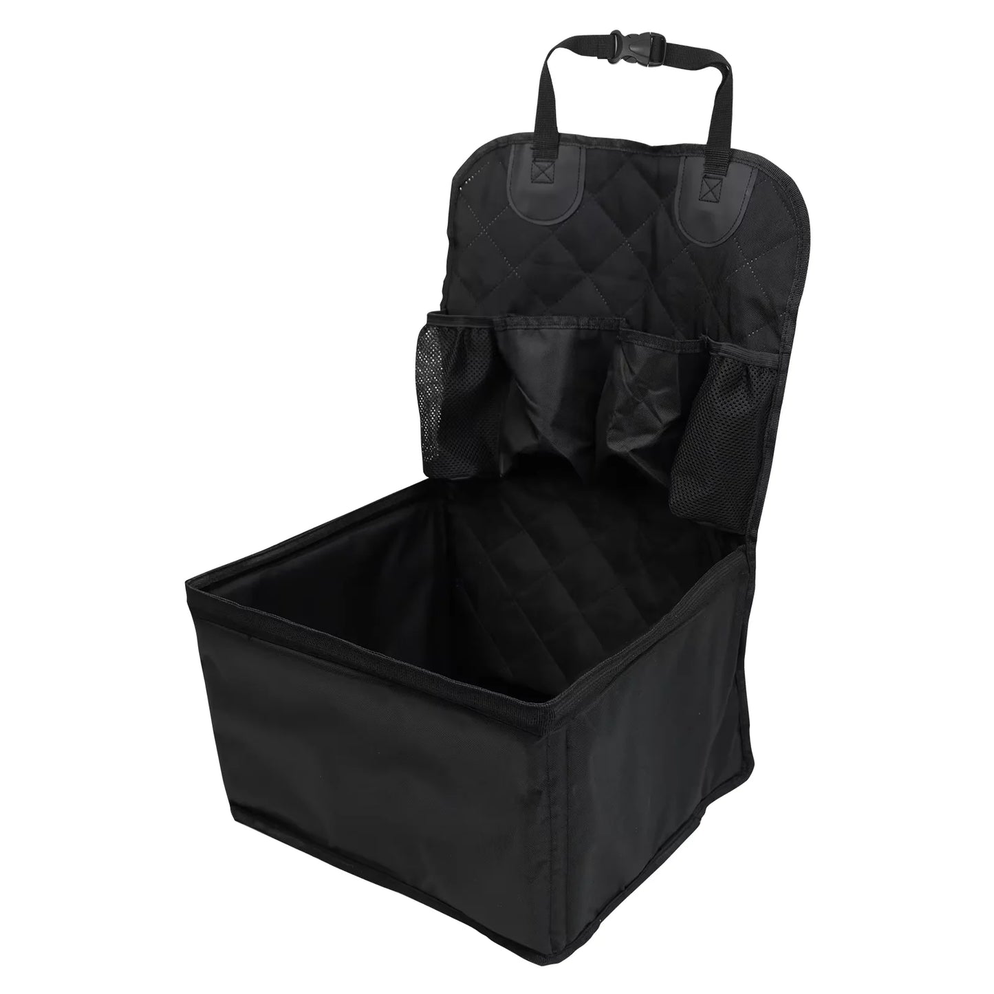 Pet Dog Car Seat with Storage Pockets – Non-Slip Portable Travel Seat Cover for Small & Medium Dogs
