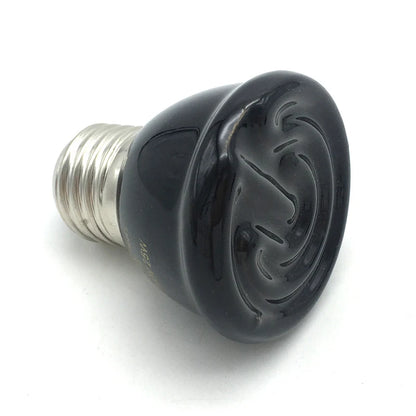 Ceramic Heat Emitter Bulb – 25W/50W/75W Pet Heating Lamp for Reptiles, Chicks & Brooders