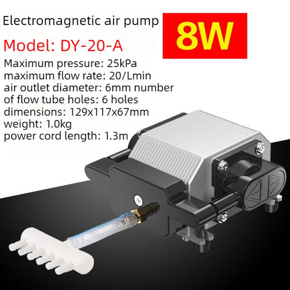 Aquarium Air Pump Oxygenate Electromagnetic Fish Pond Oxygen Pump Silent Fish Tank Oxygenator Pumps Pond Aerator Air Diffuser