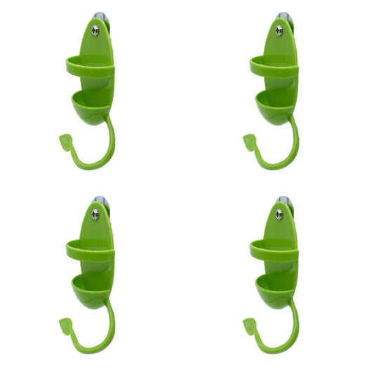 4Pcs Durable Foraging Feeder Box Portable Easy Clean Cuttlebone Feeder Hanging Interactive Feeding Perch Toy Parrot