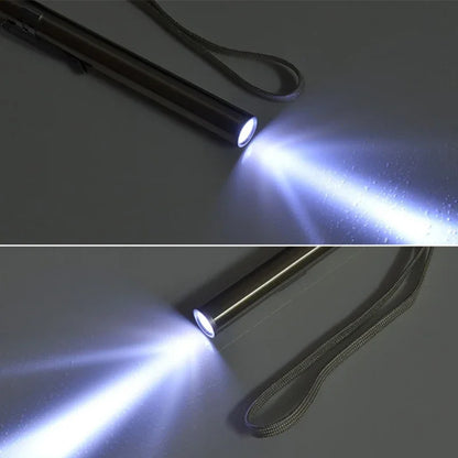 USB Rechargeable LED Pen Light – Portable Medical Inspection Flashlight with Stainless Steel Clip for Nurses, Doctors & Veterinary Use