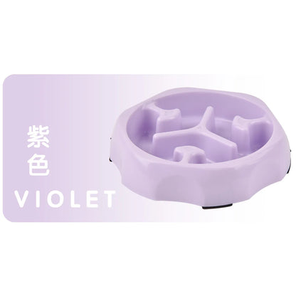 Slow Feeder Pet Bowl – Anti-Choking Puzzle Food & Water Bowl for Dogs and Cats, Anxiety Relief Design