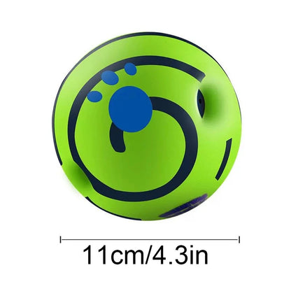 Wobble Wag Giggle Glow Ball – Interactive Dog, Cat Toy with Fun Giggle Sounds When Rolled or Shaken