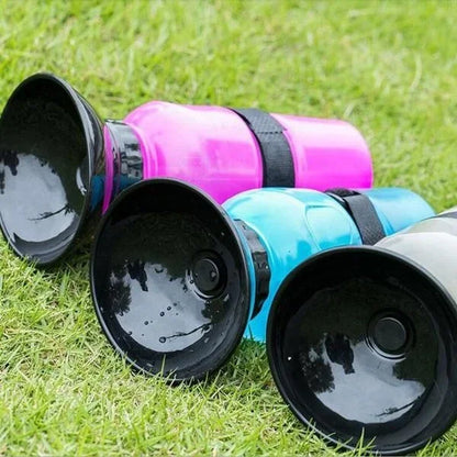 500ml Portable Dog Water Bottle – Outdoor Travel Pet Drinking Cup & Feeder Bowl for Dogs & Cats