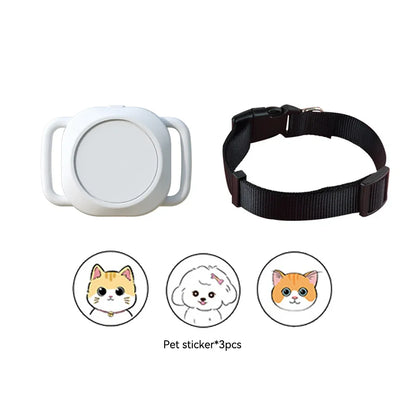 Smart GPS Pet Tracker – Mini Waterproof Long-Range GPS Collar Tracker for Cats & Dogs, iOS Compatible
