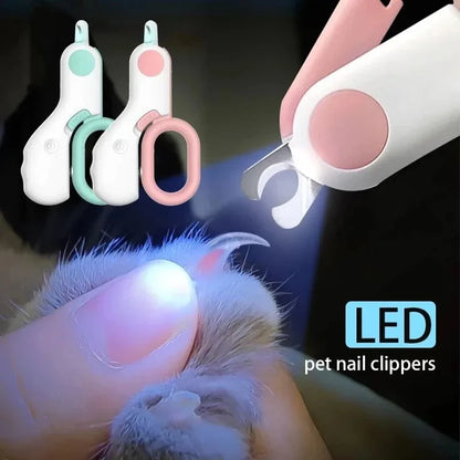 LED Pet Nail Clipper – Professional Safety Claw Trimmer with LED Light & Safety Lock for Dogs, Cats, Puppies & Kittens