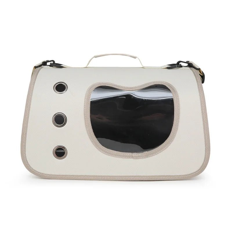 Portable Pet Carrier Bag – Foldable Breathable Shoulder Bag for Cats, Kittens & Small Dogs