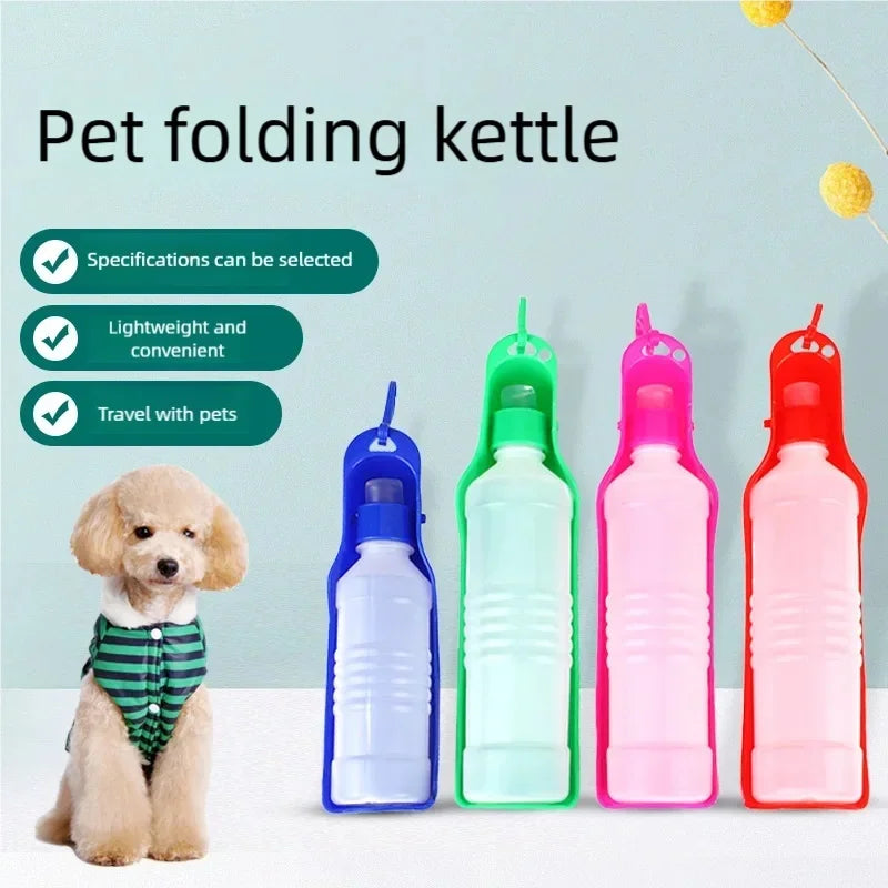 Leakproof Portable Dog Water Bottle – Travel Drinking Cup & Water Feeder for Walking, Hiking & Outdoor Adventures
