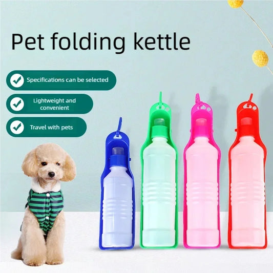 Leakproof Portable Dog Water Bottle – Travel Drinking Cup & Water Feeder for Walking, Hiking & Outdoor Adventures