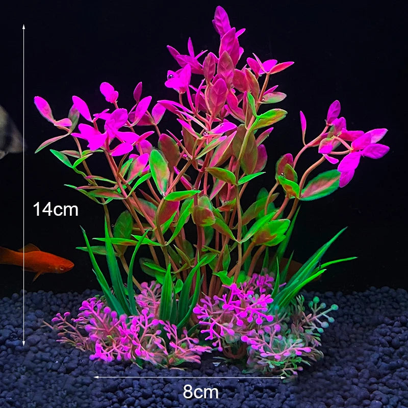 Artificial Aquarium Plants – Realistic Underwater Water Grass Decorations for Fish Tanks & Aquariums