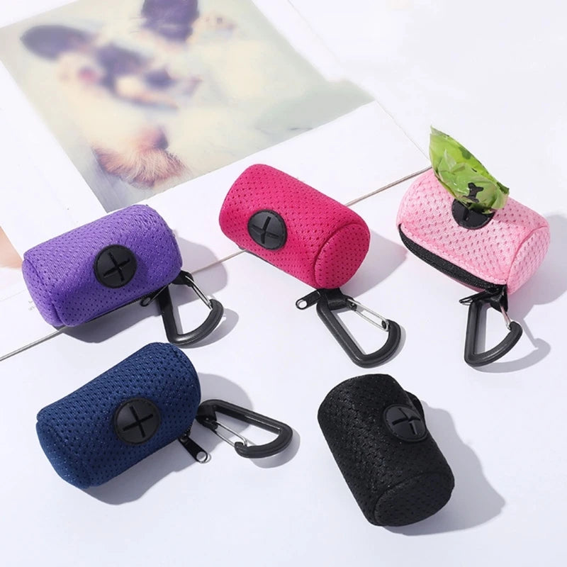 Dog Waste Bag Holder – Portable Pet Poop Bag Dispenser for Walking, Travel & Easy Cleanup