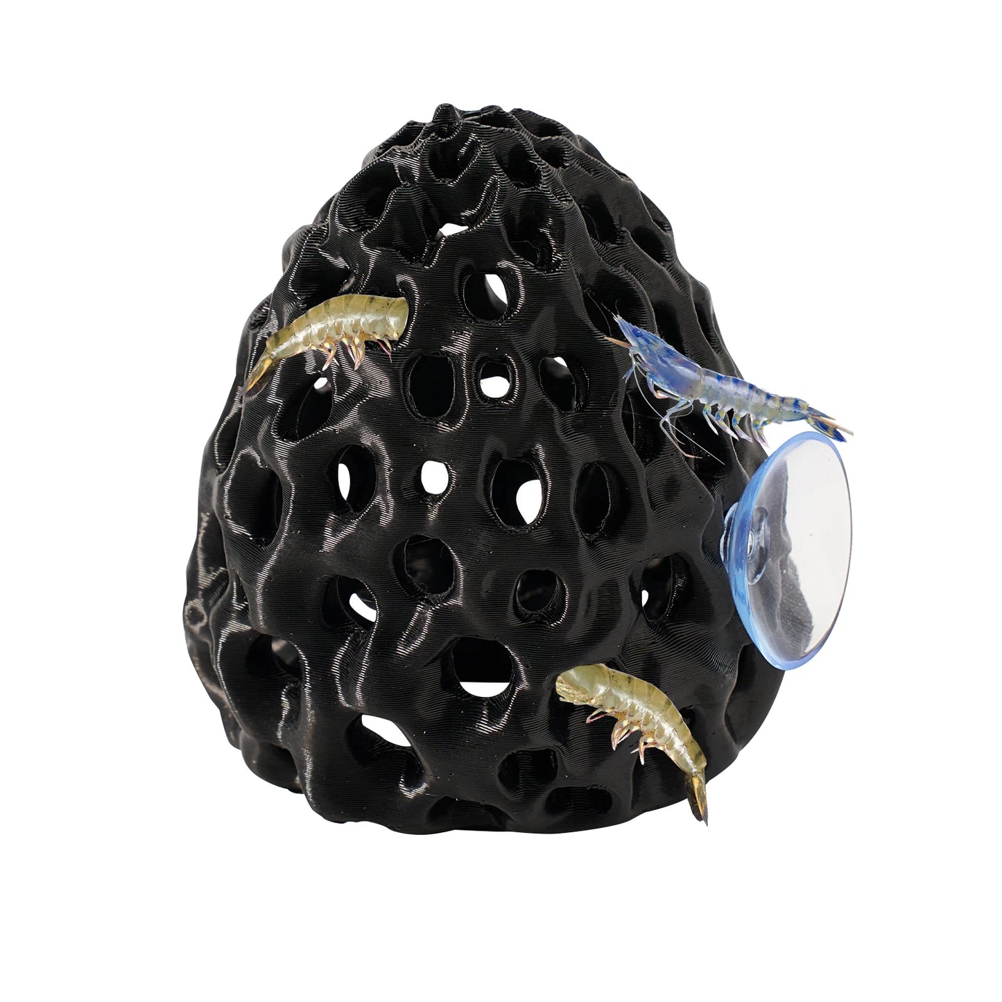 Aquarium Shrimp & Betta Fish Hideout – Suction Cup Hiding Shelter for Small Fish, Guppies & Shrimp