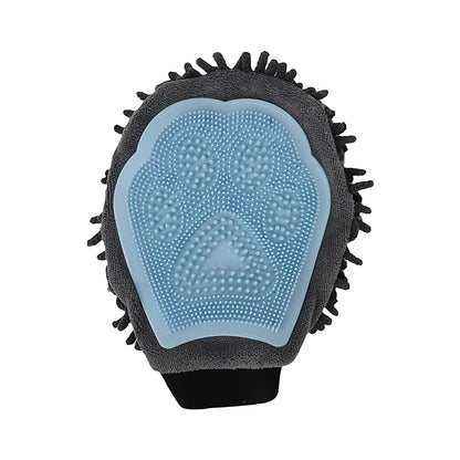 2-in-1 Pet Bath Glove with Double-Sided Cleaning Brush – Waterproof Grooming & Massage Mitt for Dogs & Cats