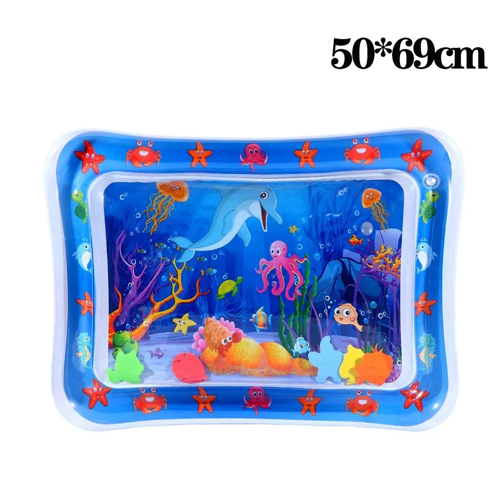 Pet Water Sensory Play Mat – Thickened Interactive Cooling Activity Pad for Cats & Dogs, Summer Indoor Play Toy