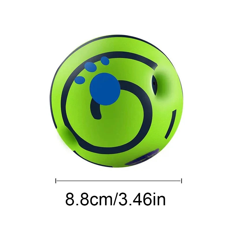 Wobble Wag Giggle Glow Ball – Interactive Dog, Cat Toy with Fun Giggle Sounds When Rolled or Shaken