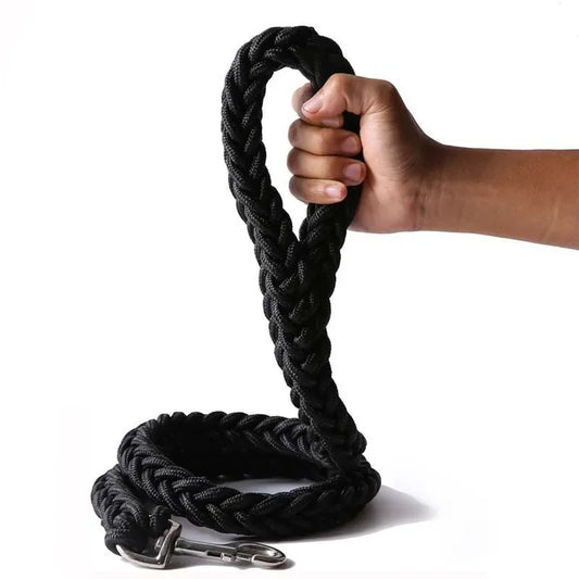4.5ft Heavy Duty Dog Leash – Durable Nylon Braided Walking Lead for Small, Medium & Large Dogs, Ideal for Walking, Hunting & Camping