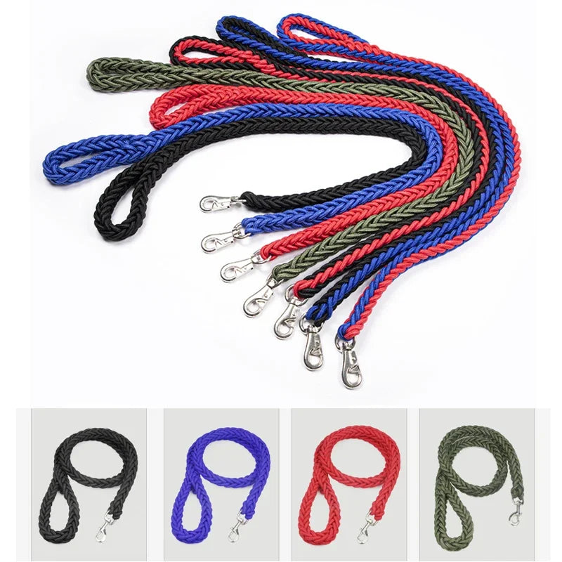 4.5ft Heavy Duty Dog Leash – Durable Nylon Braided Walking Lead for Small, Medium & Large Dogs, Ideal for Walking, Hunting & Camping