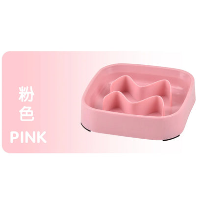 Slow Feeder Pet Bowl – Anti-Choking Puzzle Food & Water Bowl for Dogs and Cats, Anxiety Relief Design