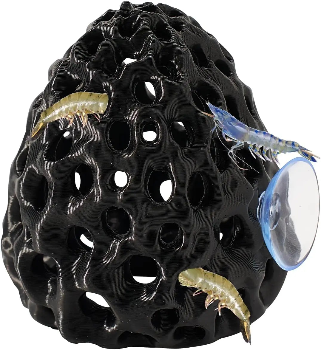 Aquarium Shrimp & Betta Fish Hideout – Suction Cup Hiding Shelter for Small Fish, Guppies & Shrimp