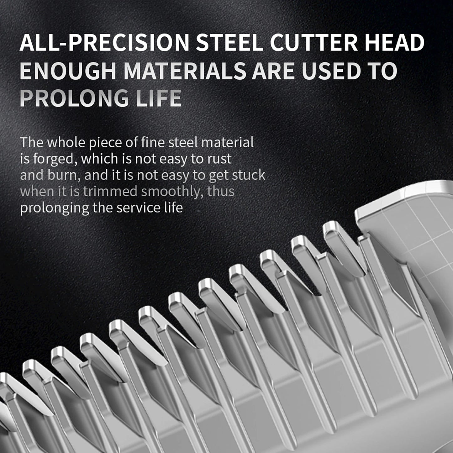 Professional All-Metal Dog Hair Clipper – Rechargeable Low-Noise Pet Grooming Trimmer for Dogs & Cats