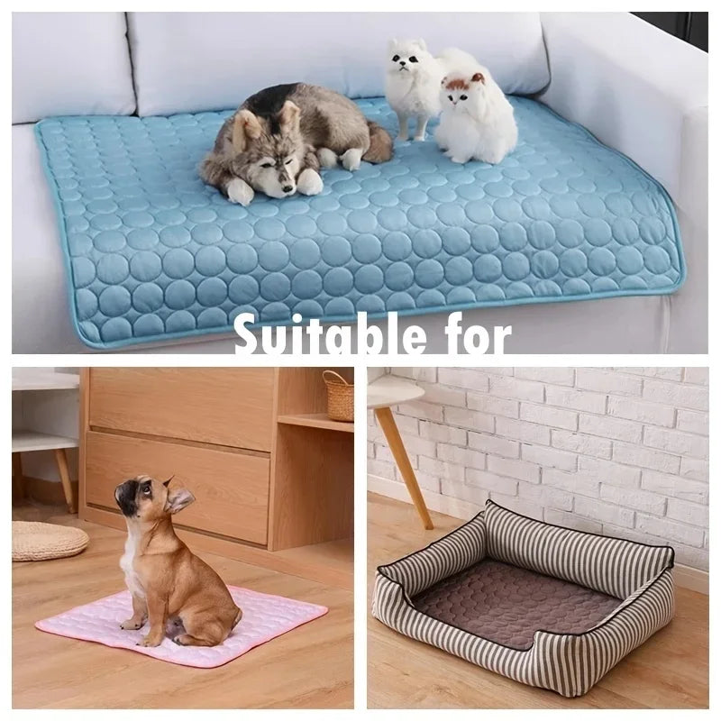 Pet Cooling Mat – Extra Large Summer Cooling Blanket & Ice Pad for Small and Large Dogs, Cats & Pets