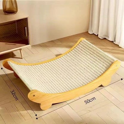 Sisal Cat Scratching Board – Wear-Resistant, Shavings-Resistant Cat Scratcher Sofa & Cat Nest for Indoor Cats