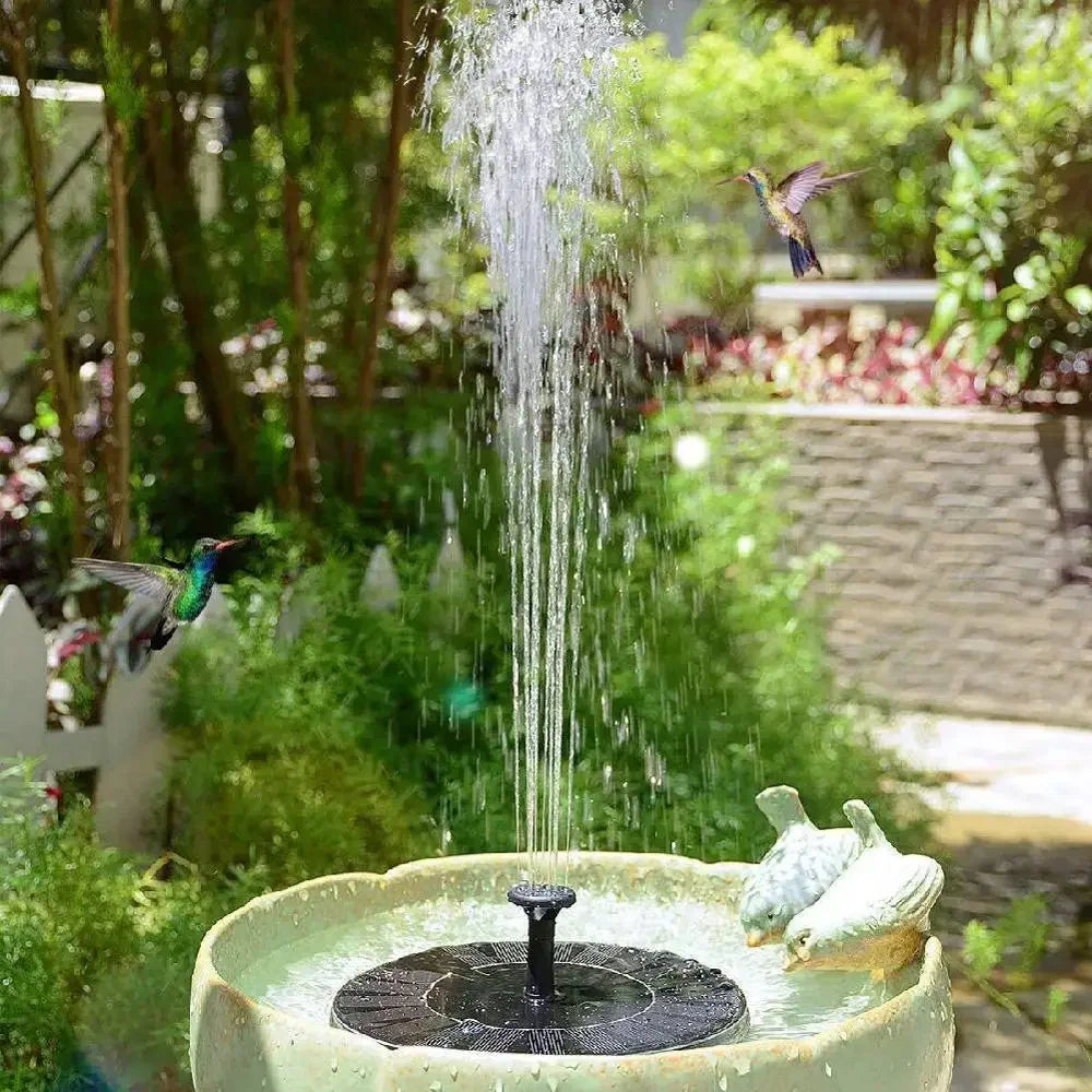Mini Solar Water Fountain – Floating Solar Fountain Pump for Bird Baths, Garden Ponds & Outdoor Water Features