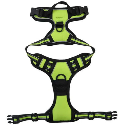 Reflective Adjustable Dog Harness – Breathable Vest Chest Strap for Small, Medium & Large Dogs, Cats & Puppies