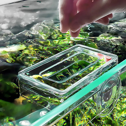 Aquarium Suction Cup Ring Feeder – Floating Fish Feeding Station & Food Tray for Fish Tanks