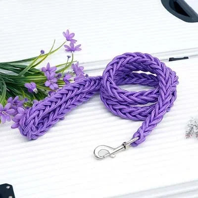 4.5ft Heavy Duty Dog Leash – Durable Nylon Braided Walking Lead for Small, Medium & Large Dogs, Ideal for Walking, Hunting & Camping