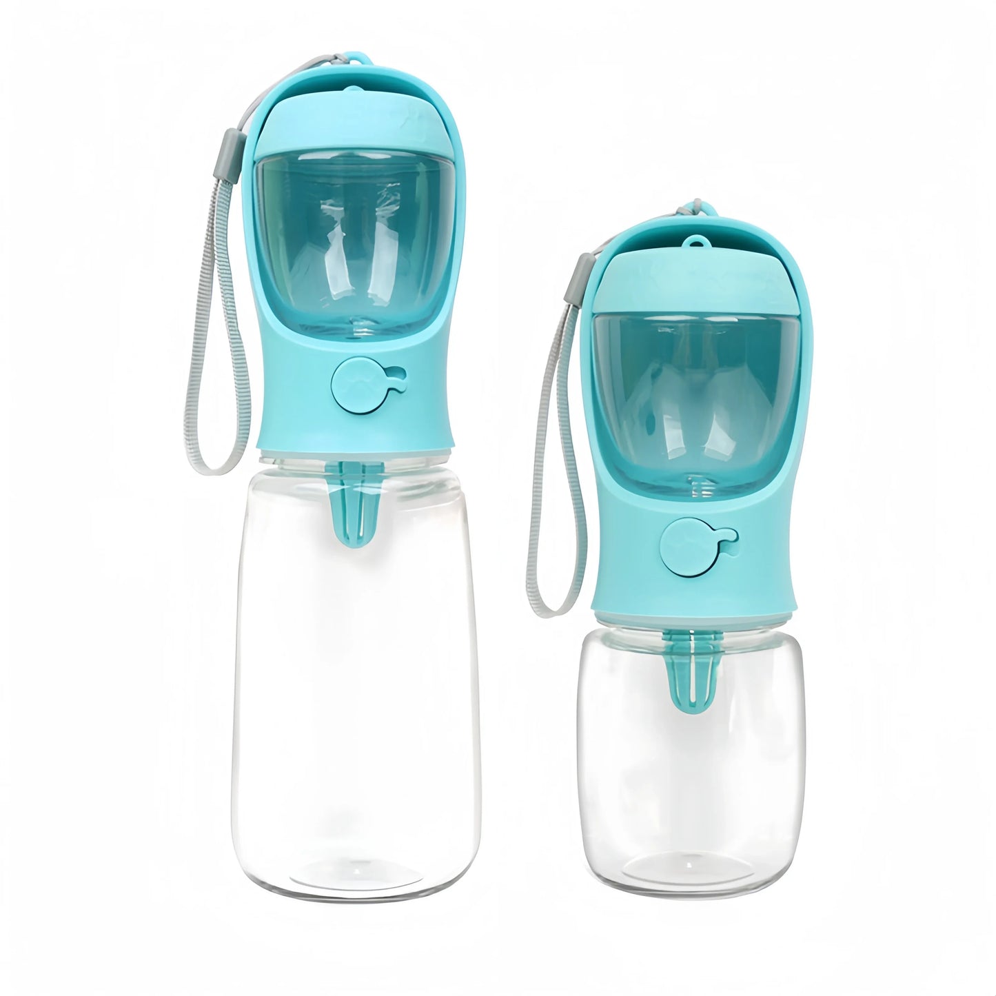 Portable Pet Water Bottle – Food Grade Travel Water Cup with Food Dispenser for Dogs, Cats & Puppies