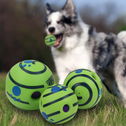 Wobble Wag Giggle Glow Ball – Interactive Dog, Cat Toy with Fun Giggle Sounds When Rolled or Shaken