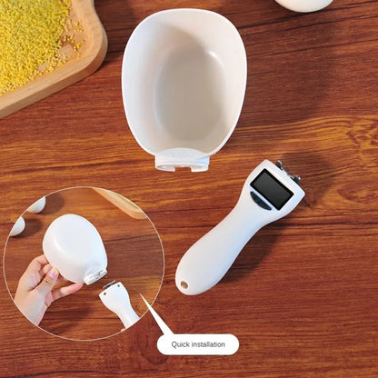 Digital Pet Food Measuring Scoop – Electronic Spoon Scale with LED Display for Dogs & Cats Portion Control