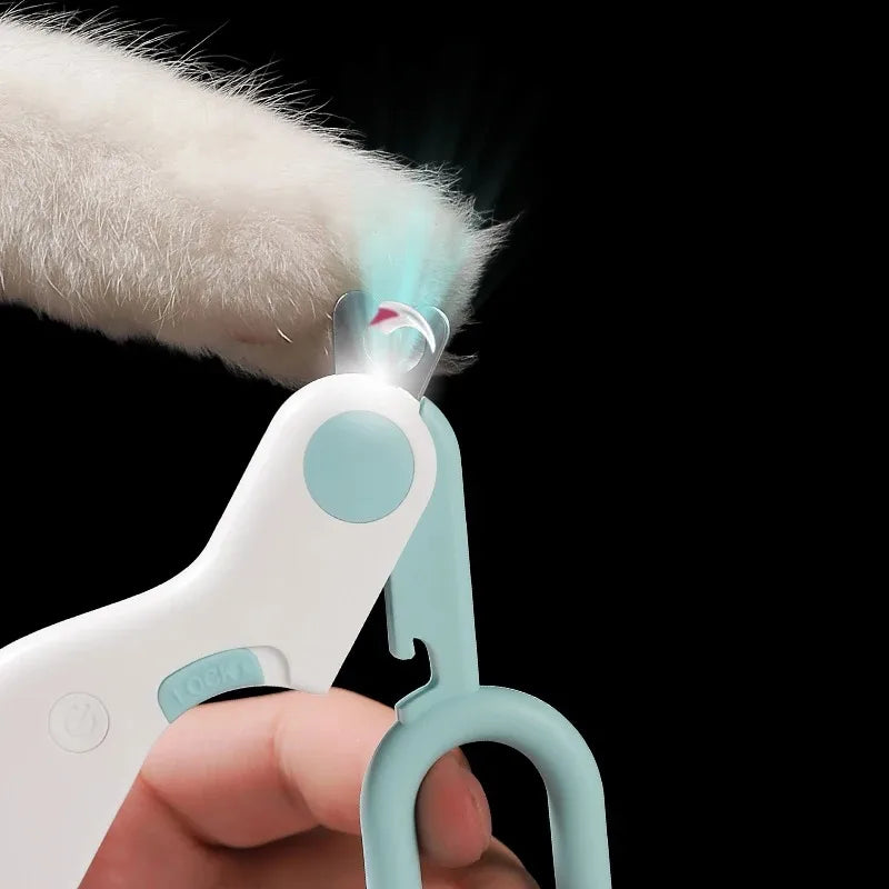 LED Pet Nail Clipper – Professional Safety Claw Trimmer with LED Light & Safety Lock for Dogs, Cats, Puppies & Kittens