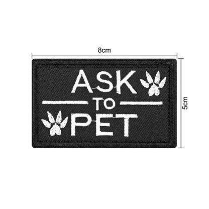Personalized Tactical Dog Patch – Custom Name ID Label for Dog Harness, Vest & Collar