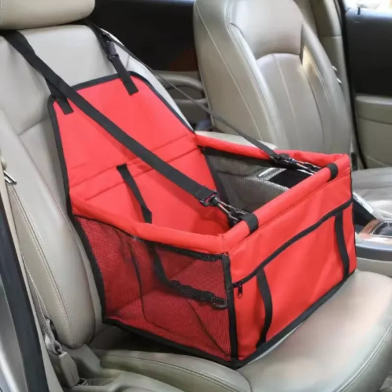 Foldable Dog Car Seat Cover Hammock – Stable Travel Safety Seat for Dogs & Cats