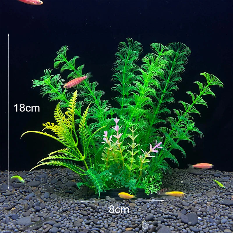 Artificial Aquarium Plants – Realistic Underwater Water Grass Decorations for Fish Tanks & Aquariums