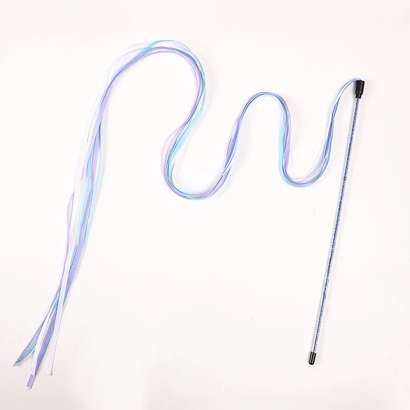 Interactive Cat Teaser Wand Toy – Chew & Chase Rope Stick for Cats, Kittens & Indoor Play