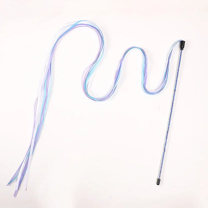 Interactive Cat Teaser Wand Toy – Chew & Chase Rope Stick for Cats, Kittens & Indoor Play
