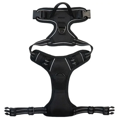Reflective Adjustable Dog Harness – Breathable Vest Chest Strap for Small, Medium & Large Dogs, Cats & Puppies