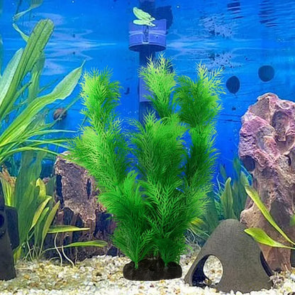 Artificial Aquarium Plant – Realistic Long Willow Kelp Water Grass Decoration for Fish Tanks & Aquariums