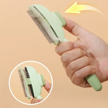 Pet Hair Removal Brush – Universal Grooming Comb for Cats, Loose Fur Cleaning & Beauty Care Tool